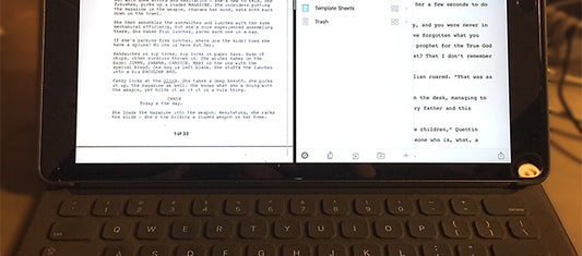 Using only an iPad for writing on vacation