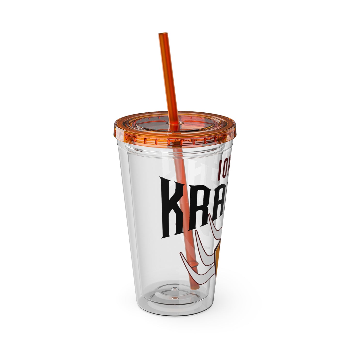 Krakens Tumbler with Straw, 16oz