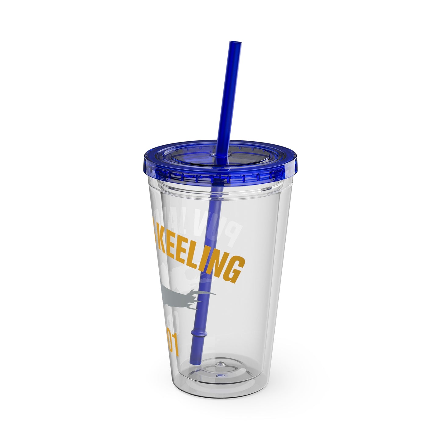 PUV James Keeling Tumbler with Straw, 16oz