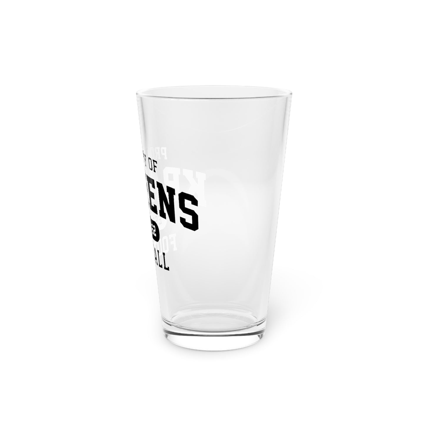 Property of Krakens Pint Glass, 16oz