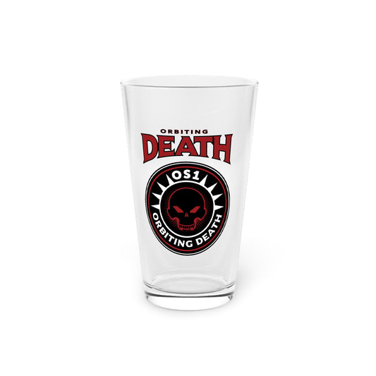 Orbiting Death Pint Glass, 16oz