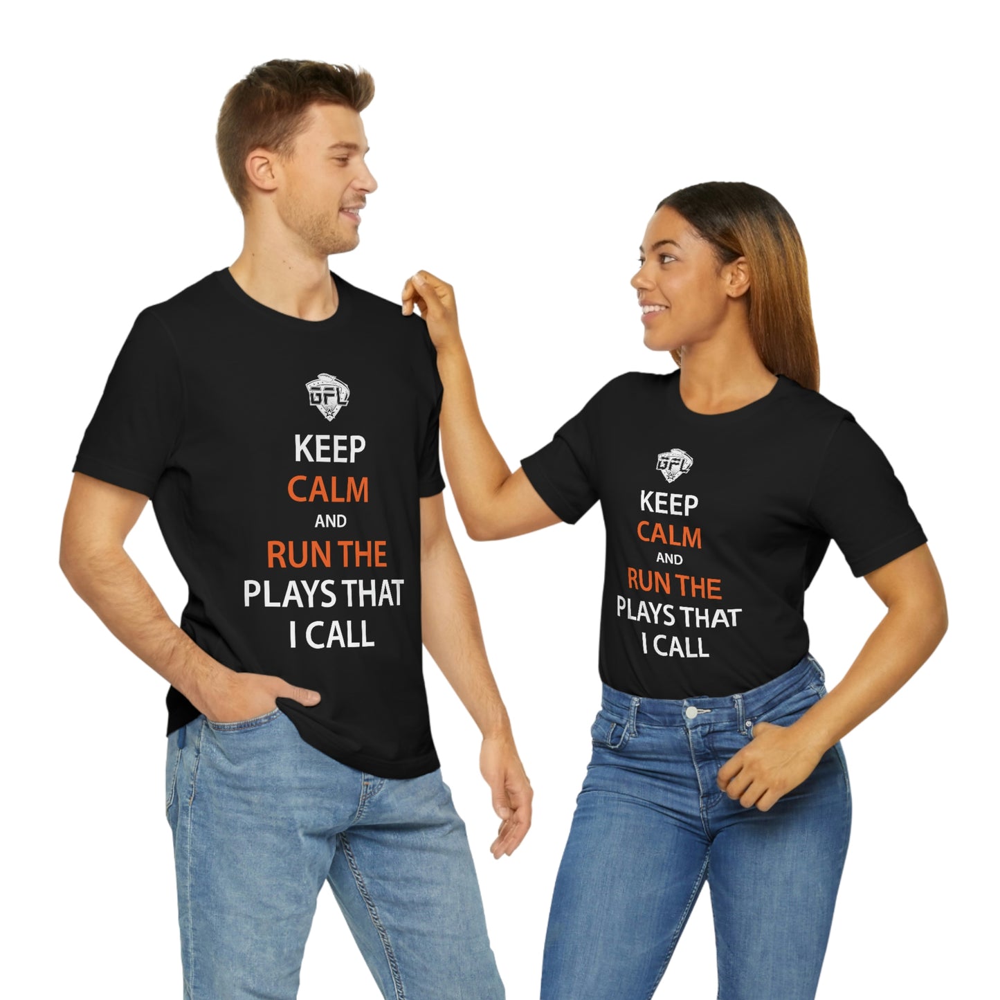 Keep Calm And Run The Plays (Black)