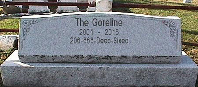 The death of the Goreline