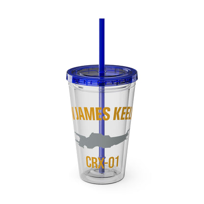 PUV James Keeling Tumbler with Straw, 16oz