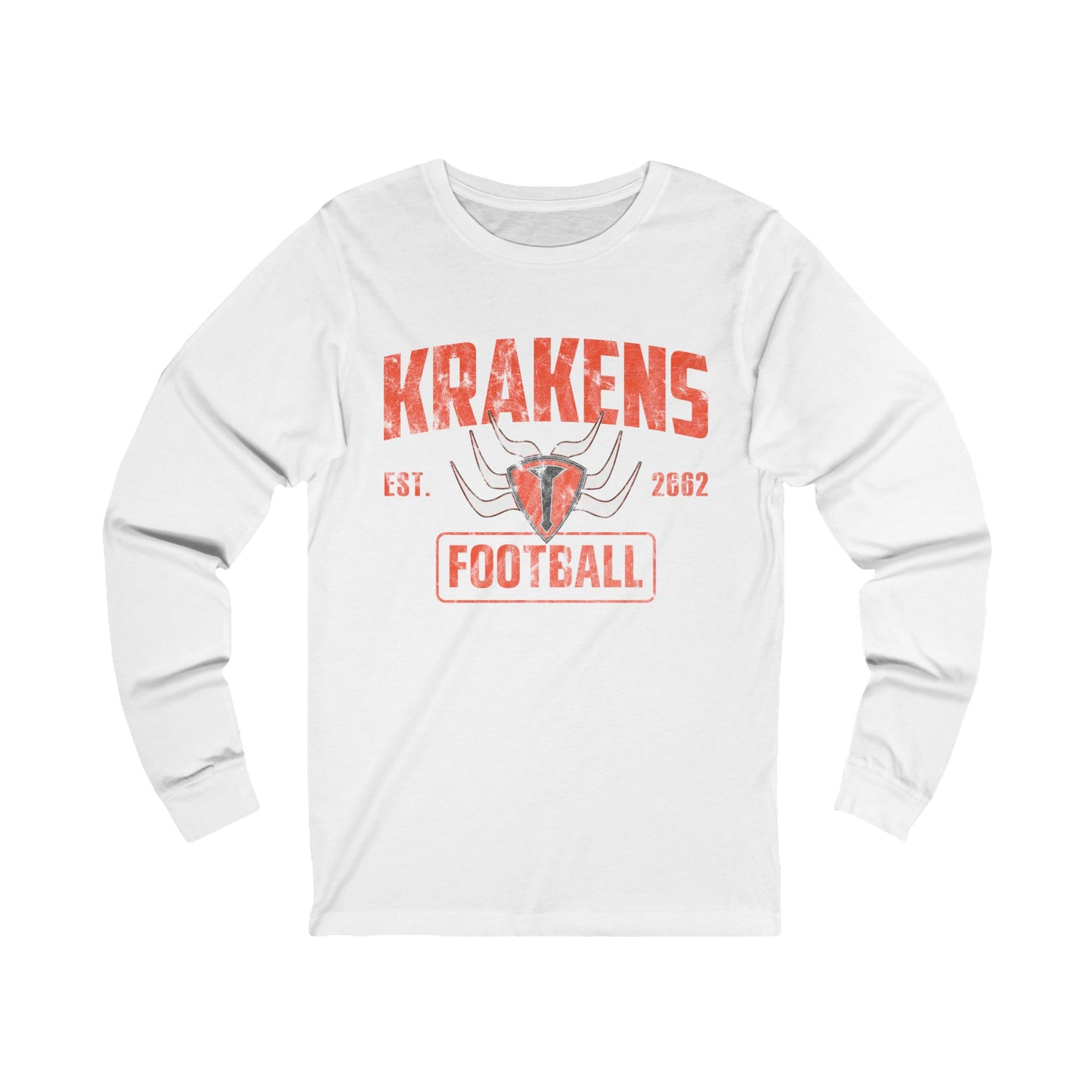 Long Sleeve Krakens (distressed logo)