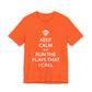 Keep Calm And Run The Plays (Orange)