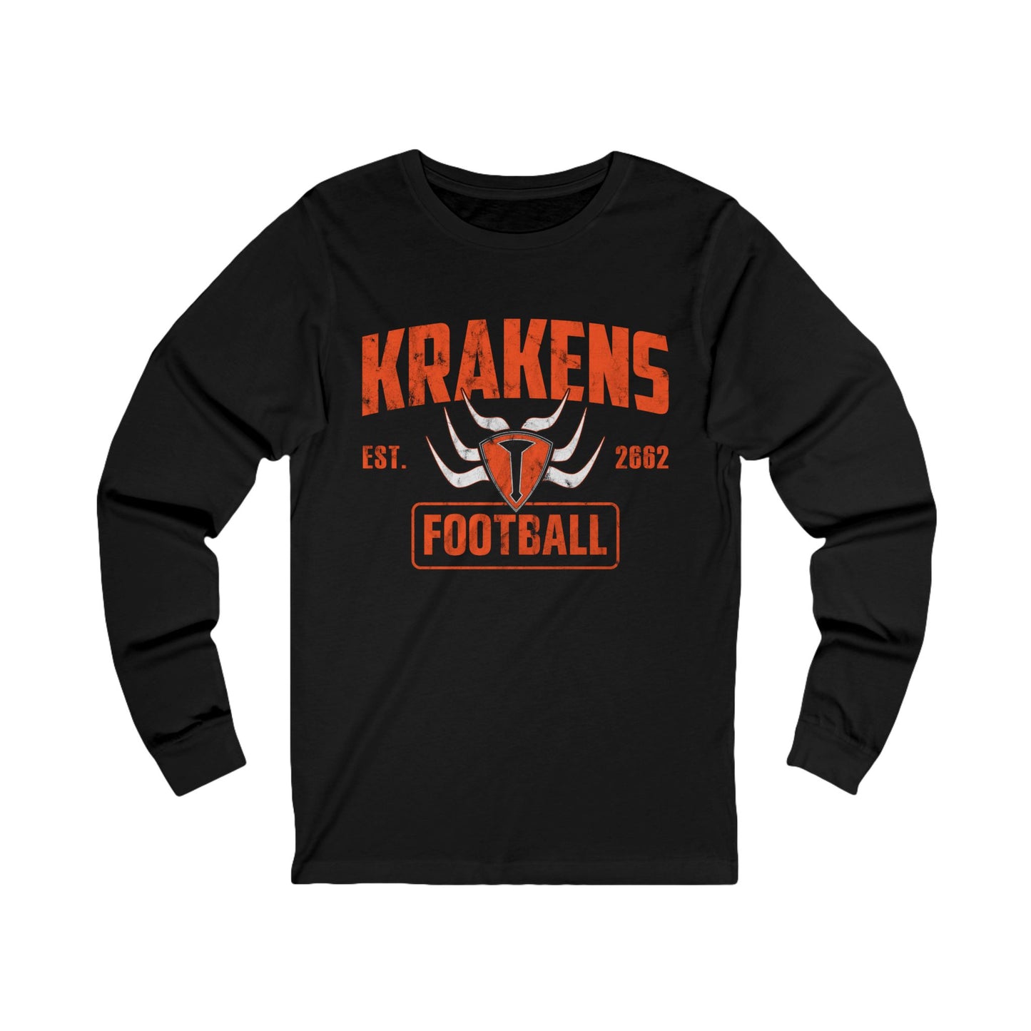 Long Sleeve Krakens (distressed logo)