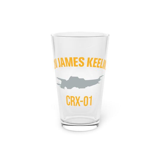 PUV James Keeling Pint Glass, 16oz